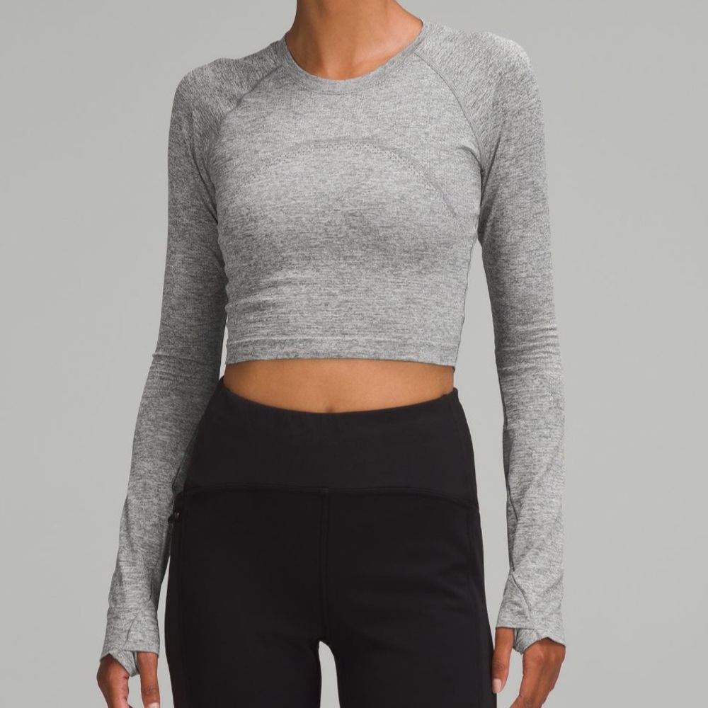 Lululemon Swiftly Tech Cropped Long-Sleeve Shirt